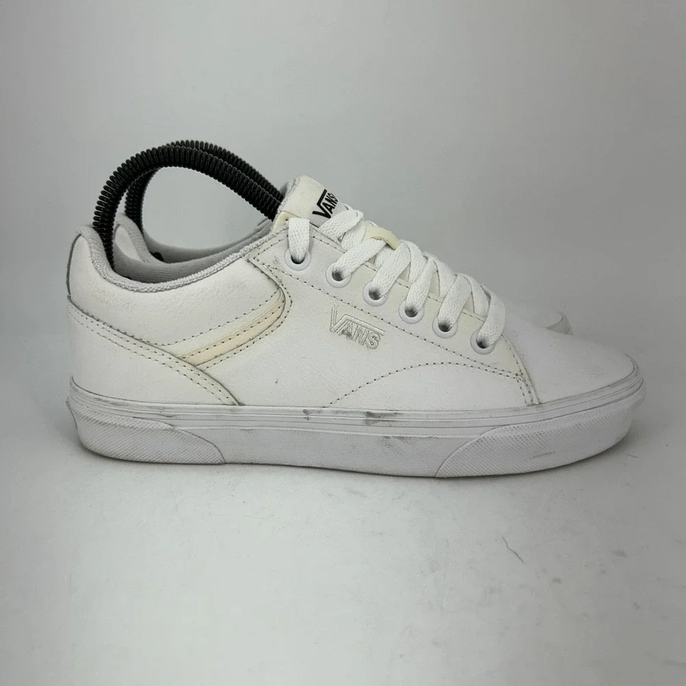Vans Shoes Womens Size 7 Seldan Synthetic Leather Low Top Skate Sneakers - Picture 5 of 15